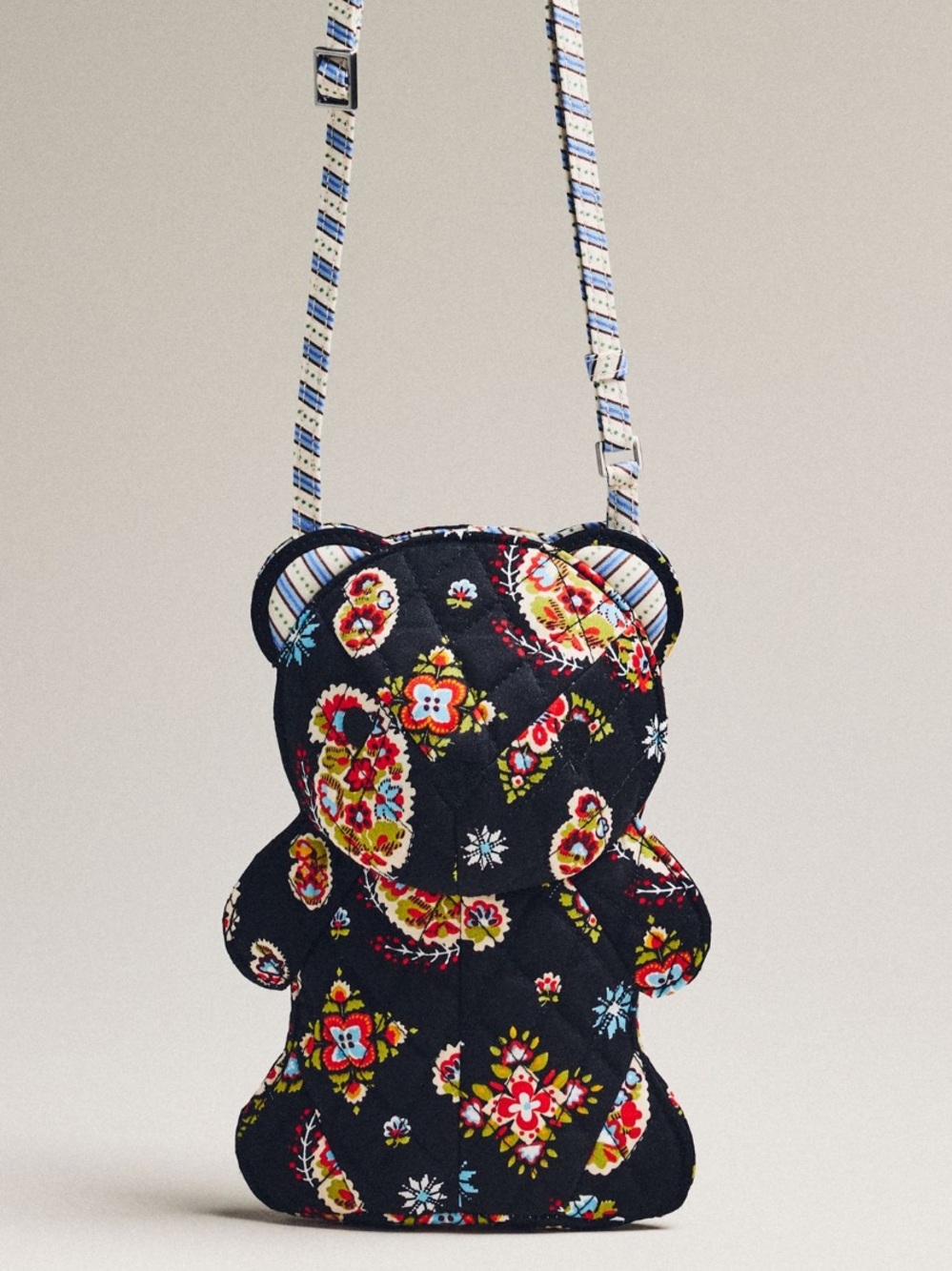 Anthropologie x Vera Bradley classic bear crossbody diamond‎ patchwork Northstar